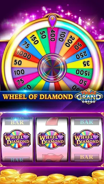 Скачать Vegas Grand Slots:Casino Games Mod APK — Безлимитные монеты и бонусы — скриншот 4