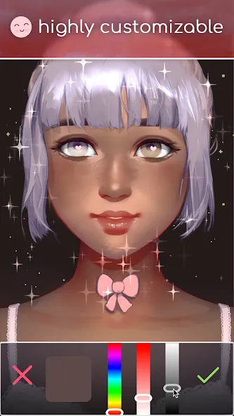 Live Portrait Maker: Girls мод на Андроид: Разблокированы все наряды — скриншот 3
