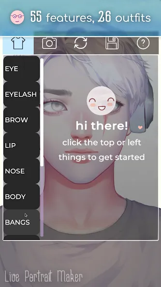 Live Portrait Maker: Guys (Мод: Разблокированы все наряды и аксессуары) — скачать на Андроид — скриншот 2 Live Portrait Maker: Guys (Мод: Разблокированы все наряды и аксессуары) — скачать на Андроид — скриншот 2