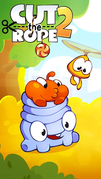 Cut the Rope 2 (Мод: Безлимитные монеты и открыты уровни) — скачать на Андроид — скриншот 1