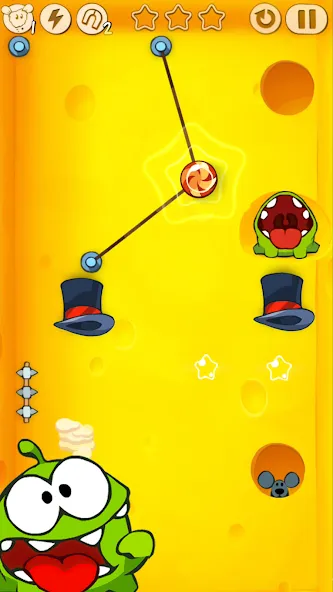 Мод Cut the Rope — Безлимитные подсказки и энергия, скачать APK — скриншот 2