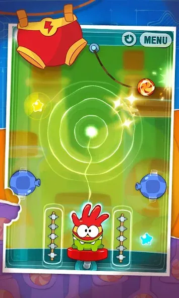 Скачать мод Cut the Rope: Experiments — Безлимитные монеты и все уровни открыты — скриншот 3