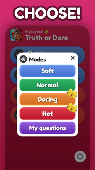Truth or Dare Party Game MOD APK скачать на Андроид — Безлимитные задания и веселая вечеринка — скриншот 5 Truth or Dare Party Game MOD APK скачать на Андроид — Безлимитные задания и веселая вечеринка — скриншот 5