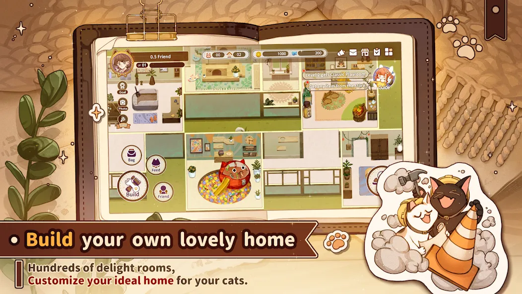 Losing Cats Way MOD APK скачать на Андроид — Бесконечные жизни и подсказки — скриншот 3