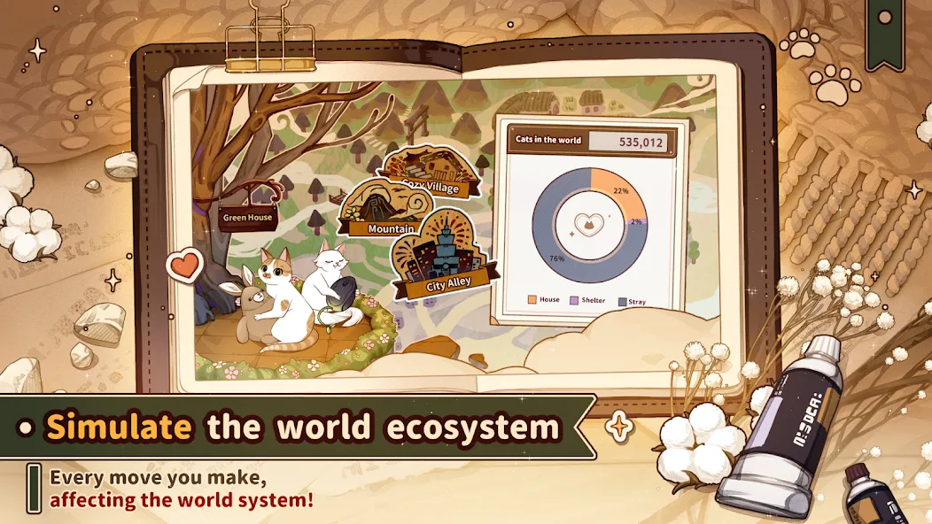 Losing Cats Way MOD APK скачать на Андроид — Бесконечные жизни и подсказки — скриншот 5