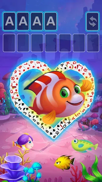 Скачать Solitaire Fish Klondike Card — Без рекламы и много монет — скриншот 4