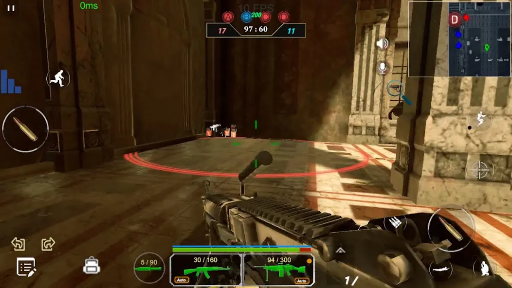 Carnage Wars бесплатно на Андроид — мод: Безлимитные деньги и оружие — скриншот 2 Carnage Wars бесплатно на Андроид — мод: Безлимитные деньги и оружие — скриншот 2