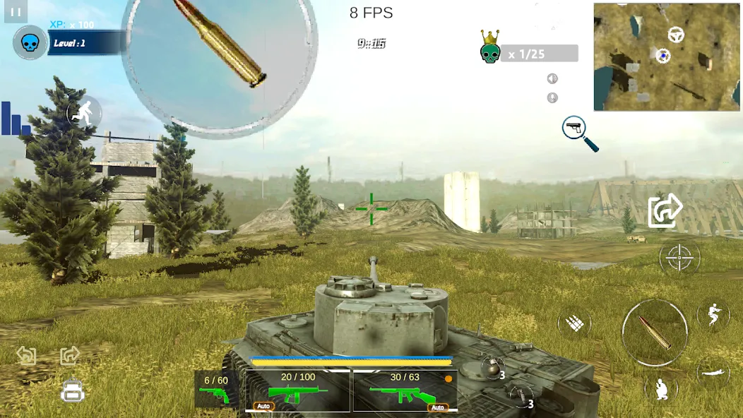 Carnage Wars бесплатно на Андроид — мод: Безлимитные деньги и оружие — скриншот 4 Carnage Wars бесплатно на Андроид — мод: Безлимитные деньги и оружие — скриншот 4