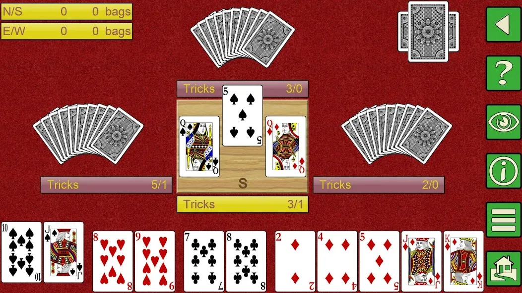 Spades V+, spades card game — Безлимитные монеты и подсказки, скачать мод APK — скриншот 4