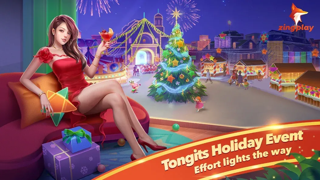 Скачать Tongits Zingplay - Card Game на Андроид с модом — Безлимитные монеты и бонусы — скриншот 1