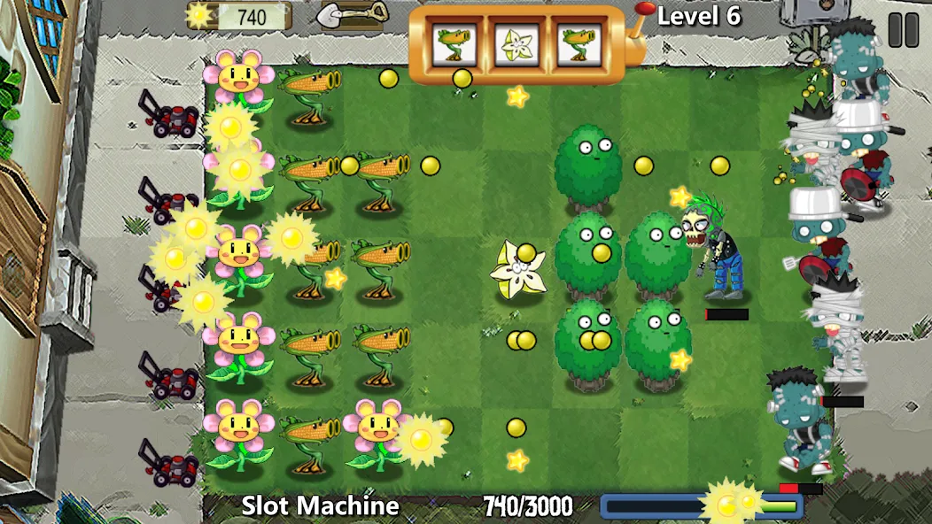 Plants' War — скачать мод: Много денег и усиленные растения — скриншот 1 Plants' War — скачать мод: Много денег и усиленные растения — скриншот 1