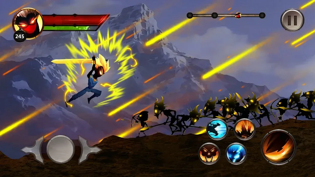 Stickman Legends Offline Games — скачать мод: Безлимитные деньги и мощное оружие — скриншот 4 Stickman Legends Offline Games — скачать мод: Безлимитные деньги и мощное оружие — скриншот 4