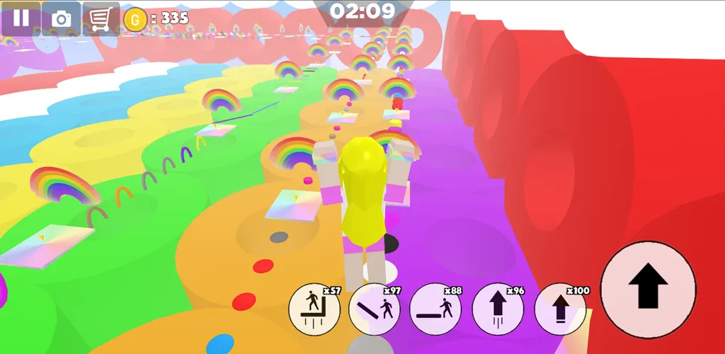 Rainbow Parkour sweet Girl мод на Андроид: Яркие уровни и лёгкий паркур — скриншот 1 Rainbow Parkour sweet Girl мод на Андроид: Яркие уровни и лёгкий паркур — скриншот 1