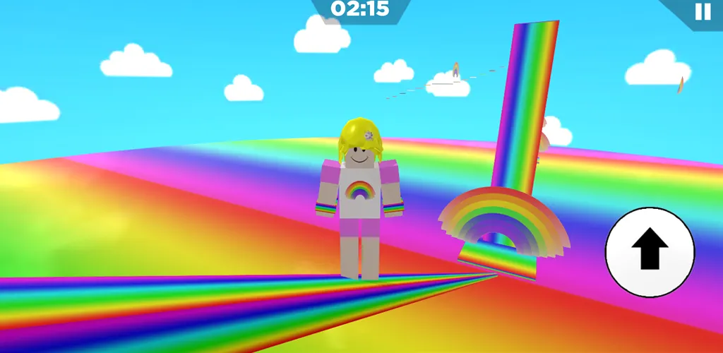 Rainbow Parkour sweet Girl мод на Андроид: Яркие уровни и лёгкий паркур — скриншот 2 Rainbow Parkour sweet Girl мод на Андроид: Яркие уровни и лёгкий паркур — скриншот 2