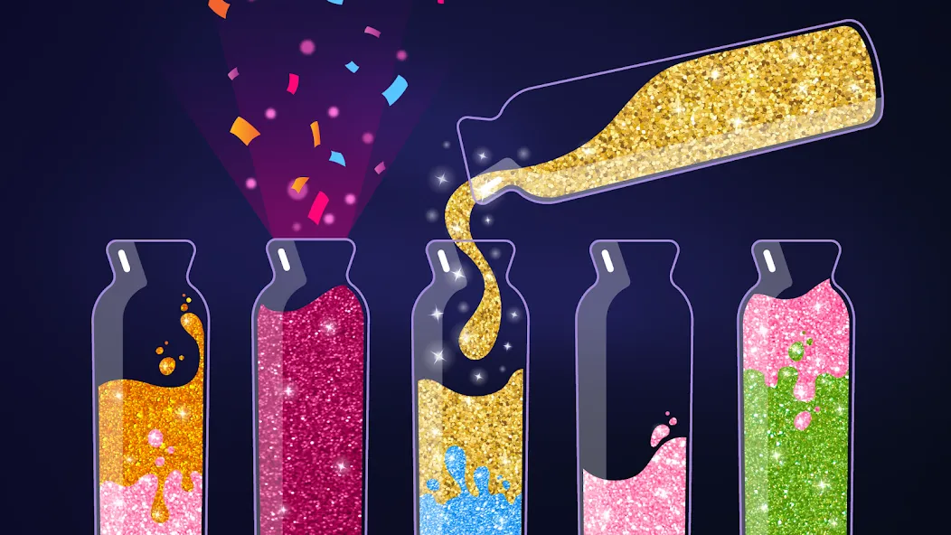 Get Color - Water Sort Puzzle MOD APK: Без рекламы и бесконечные подсказки — скриншот 1 Get Color - Water Sort Puzzle MOD APK: Без рекламы и бесконечные подсказки — скриншот 1