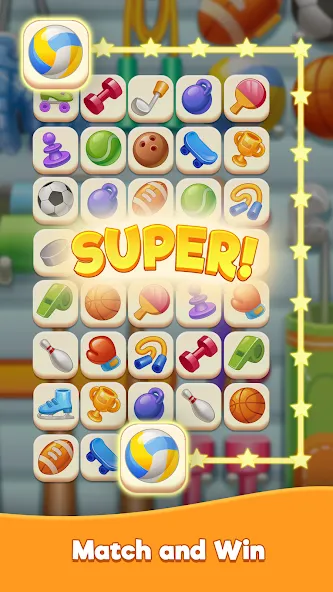 Tasty Match - Zen Connect мод на Андроид: Без рекламы и много денег — скриншот 3