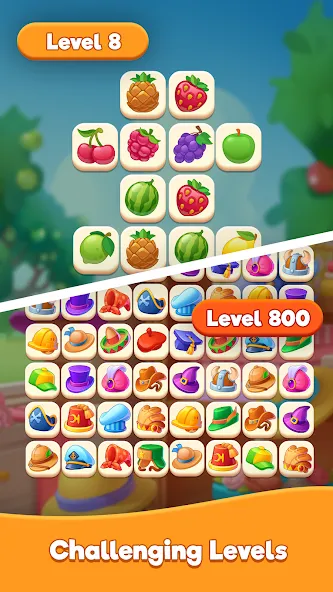 Tasty Match - Zen Connect мод на Андроид: Без рекламы и много денег — скриншот 5