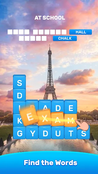 Скачать взлом Words Warehouse：Test Your Mind — Открыты все уровни и подсказки — скриншот 1