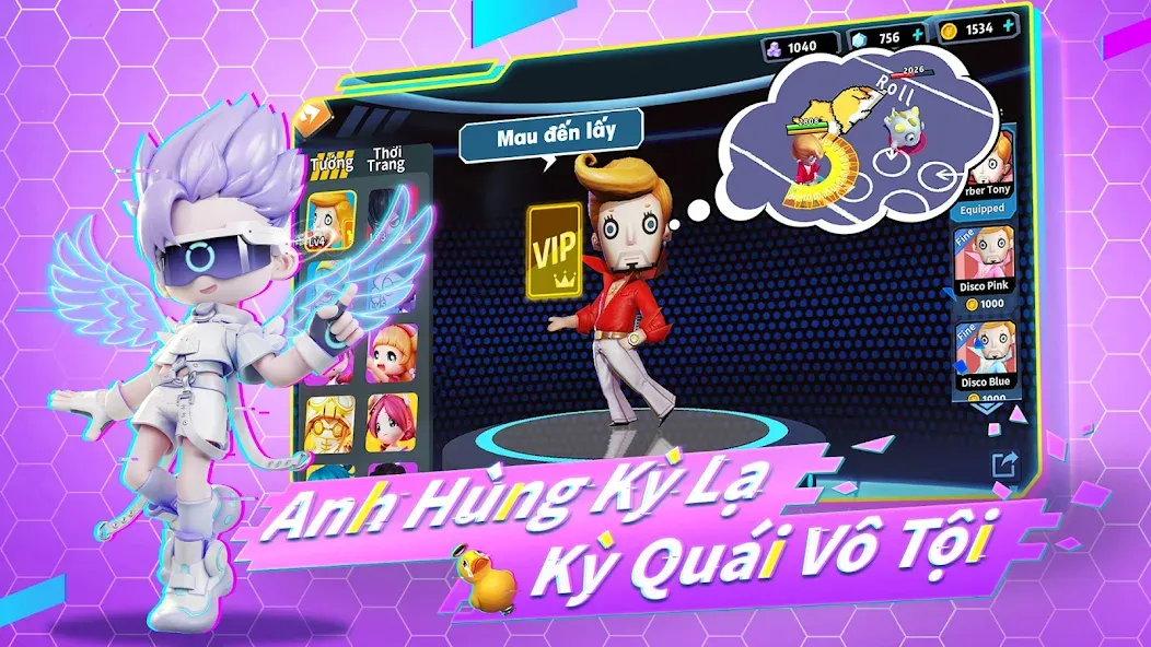 Đấu Trường Kỳ Lạ - Gzone взлом APK — Безлимитные ресурсы и разблокировано всё — скриншот 2 Đấu Trường Kỳ Lạ - Gzone взлом APK — Безлимитные ресурсы и разблокировано всё — скриншот 2