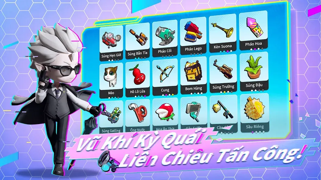 Đấu Trường Kỳ Lạ - Gzone взлом APK — Безлимитные ресурсы и разблокировано всё — скриншот 4 Đấu Trường Kỳ Lạ - Gzone взлом APK — Безлимитные ресурсы и разблокировано всё — скриншот 4