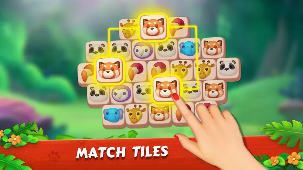 Скачать Zoo Tile - Match Puzzle Game мод — Без рекламы и бесконечные подсказки — скриншот 4 Скачать Zoo Tile - Match Puzzle Game мод — Без рекламы и бесконечные подсказки — скриншот 4