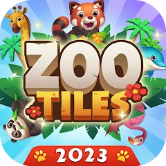Скачать Zoo Tile - Match Puzzle Game мод — Без рекламы и бесконечные подсказки