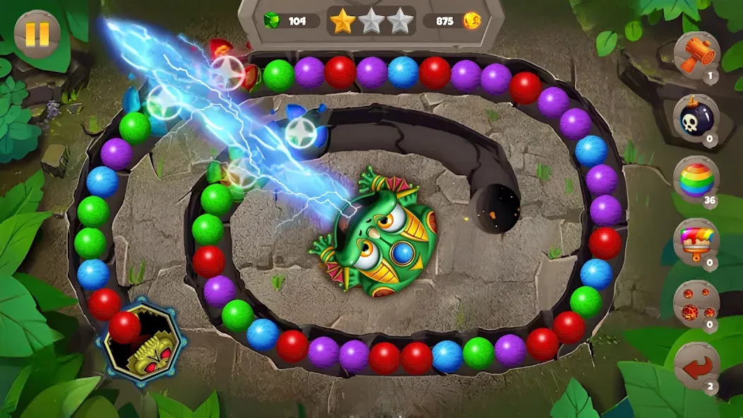 Marble Bubbles: Blast Pop Game бесплатно на Андроид — мод: Безлимитные монеты и жизни — скриншот 5 Marble Bubbles: Blast Pop Game бесплатно на Андроид — мод: Безлимитные монеты и жизни — скриншот 5