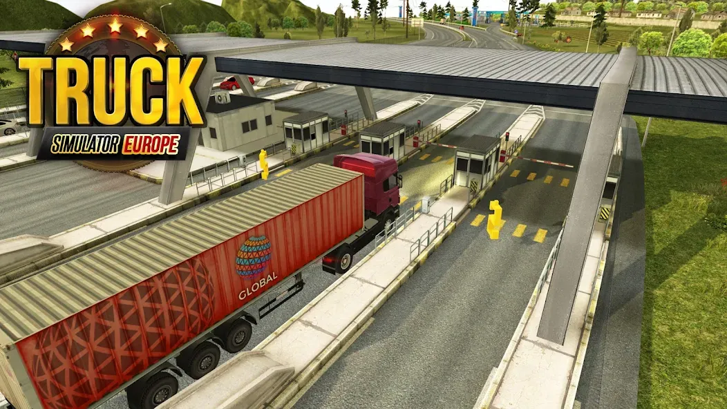 Truck Simulator : Europe (Мод: Безлимитные деньги и топливо) — скачать на Андроид — скриншот 1 Truck Simulator : Europe (Мод: Безлимитные деньги и топливо) — скачать на Андроид — скриншот 1