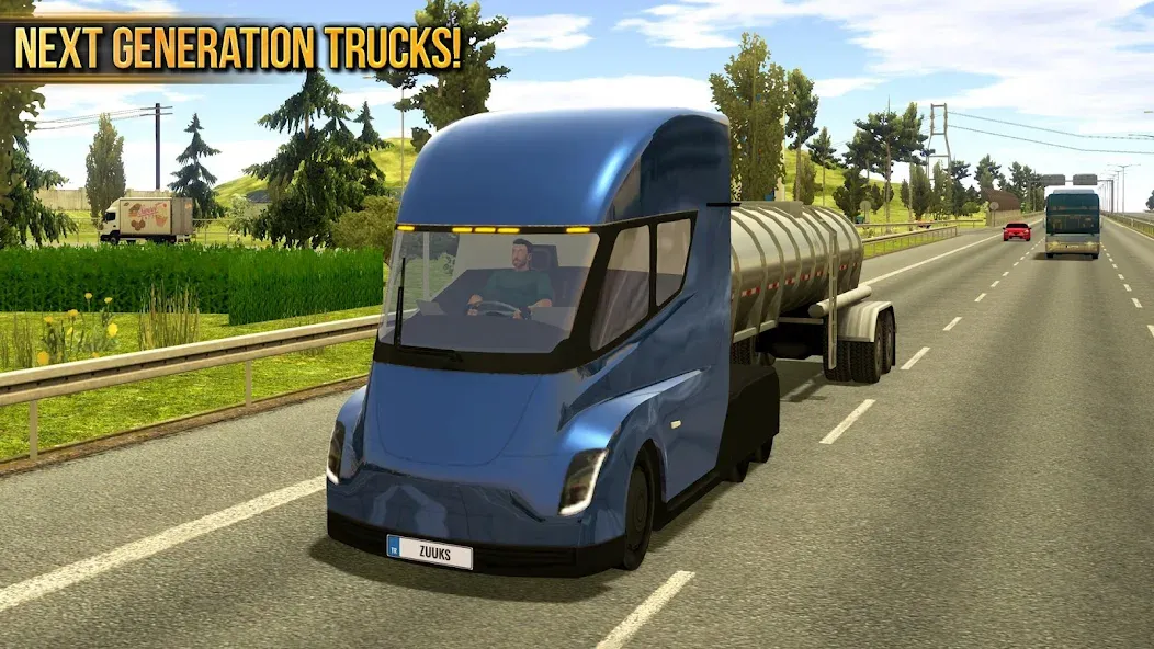 Truck Simulator : Europe (Мод: Безлимитные деньги и топливо) — скачать на Андроид — скриншот 5 Truck Simulator : Europe (Мод: Безлимитные деньги и топливо) — скачать на Андроид — скриншот 5