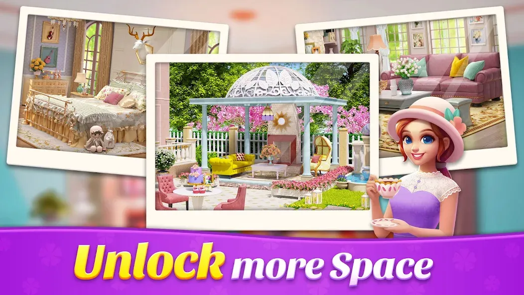 Space Decor : Villa мод на Андроид: Безлимитные деньги и все предметы — скриншот 4 Space Decor : Villa мод на Андроид: Безлимитные деньги и все предметы — скриншот 4