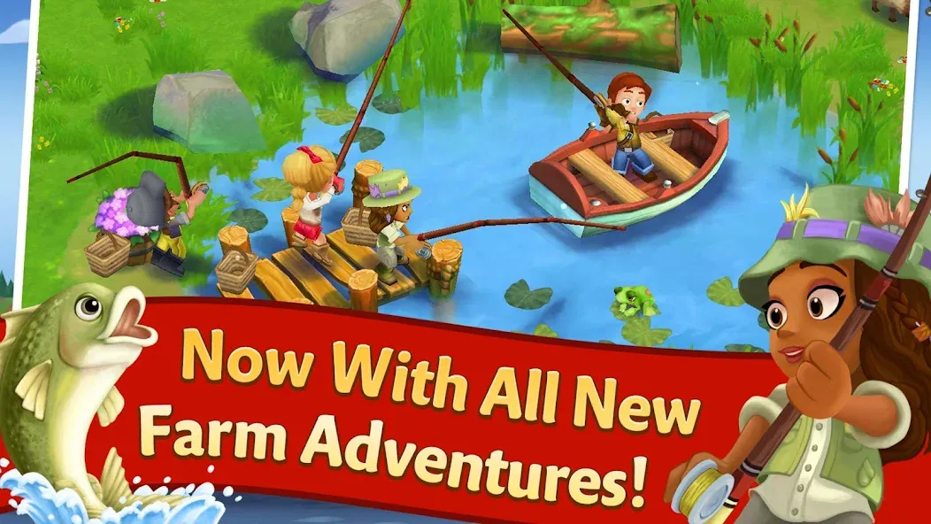 Скачать FarmVille 2: Country Escape Mod APK — Безлимитные монеты и ресурсы — скриншот 5