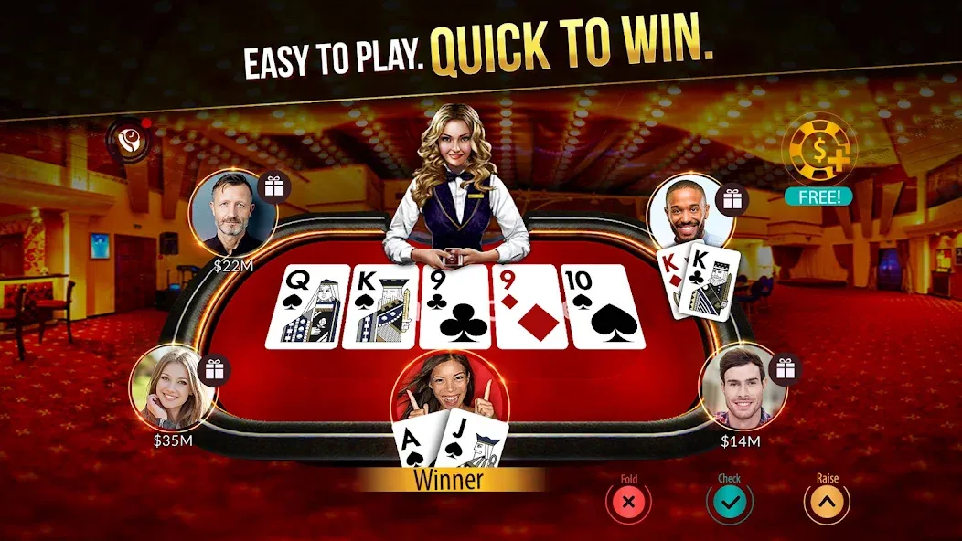 Zynga Poker ™ – Texas Holdem MOD APK: Безлимитные фишки и деньги — скриншот 1 Zynga Poker ™ – Texas Holdem MOD APK: Безлимитные фишки и деньги — скриншот 1