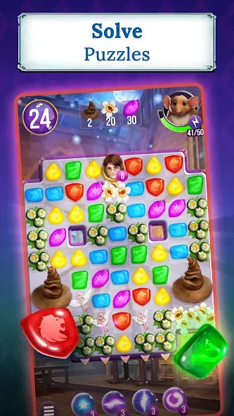 Harry Potter: Puzzles & Spells MOD APK: Безлимитные монеты и бустеры — скриншот 1 Harry Potter: Puzzles & Spells MOD APK: Безлимитные монеты и бустеры — скриншот 1