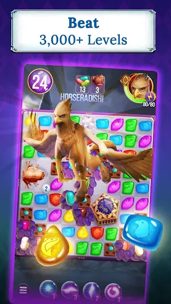 Harry Potter: Puzzles & Spells MOD APK: Безлимитные монеты и бустеры — скриншот 2 Harry Potter: Puzzles & Spells MOD APK: Безлимитные монеты и бустеры — скриншот 2