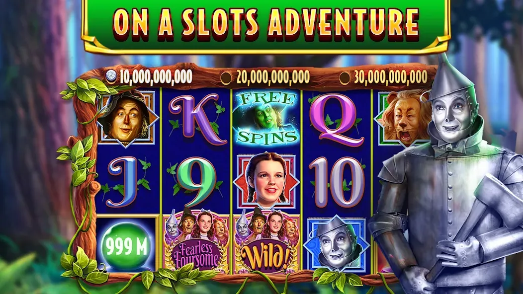 Скачать Wizard of Oz Slots Games на Андроид с модом — Безлимитные монеты и бесплатные вращения — скриншот 3 Скачать Wizard of Oz Slots Games на Андроид с модом — Безлимитные монеты и бесплатные вращения — скриншот 3