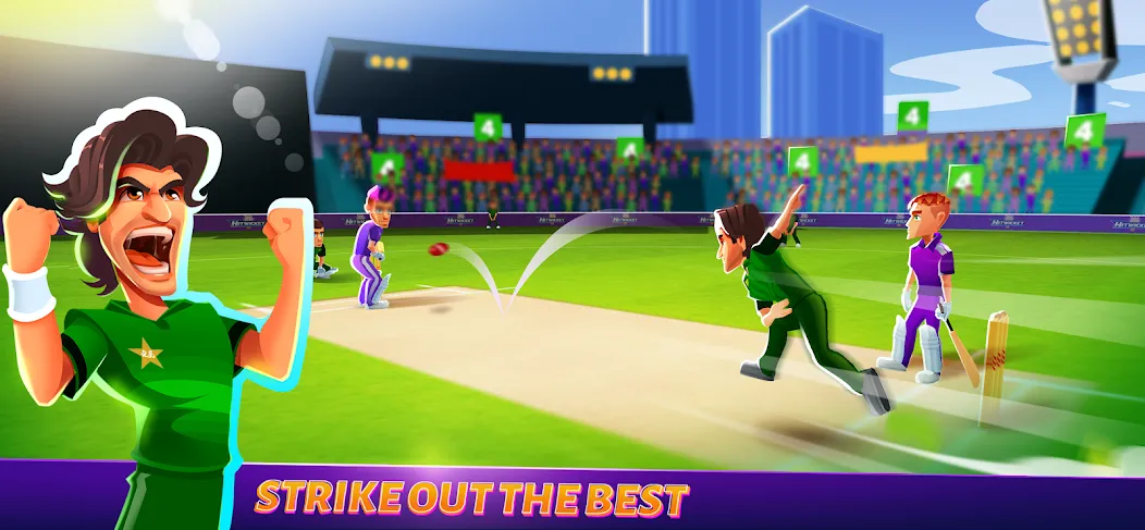 Hitwicket An Epic Cricket Game взломанный APK — Безлимитные деньги и энергия — скриншот 3 Hitwicket An Epic Cricket Game взломанный APK — Безлимитные деньги и энергия — скриншот 3