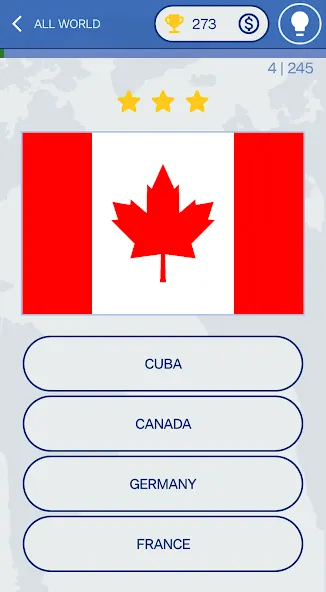 The Flags of the World Quiz мод на Андроид: Открыты все флаги и уровни — скриншот 3 The Flags of the World Quiz мод на Андроид: Открыты все флаги и уровни — скриншот 3