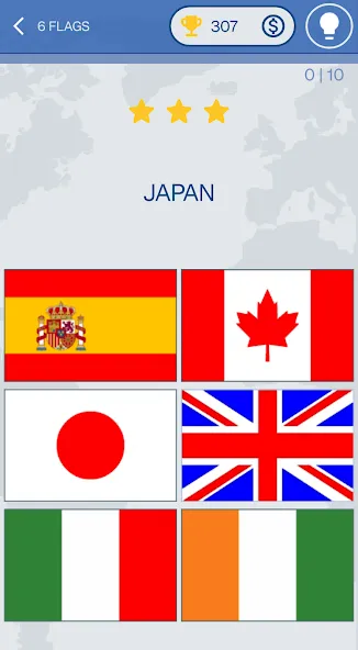 The Flags of the World Quiz мод на Андроид: Открыты все флаги и уровни — скриншот 5 The Flags of the World Quiz мод на Андроид: Открыты все флаги и уровни — скриншот 5