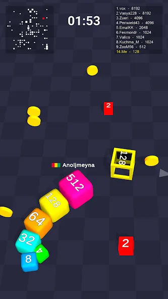 Скачать Cube Arena 2048: Merge Numbers бесплатно — Безлимитные деньги и все бонусы — скриншот 3 Скачать Cube Arena 2048: Merge Numbers бесплатно — Безлимитные деньги и все бонусы — скриншот 3
