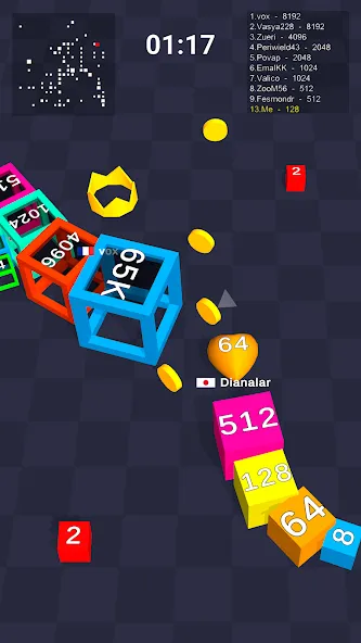 Скачать Cube Arena 2048: Merge Numbers бесплатно — Безлимитные деньги и все бонусы — скриншот 5 Скачать Cube Arena 2048: Merge Numbers бесплатно — Безлимитные деньги и все бонусы — скриншот 5