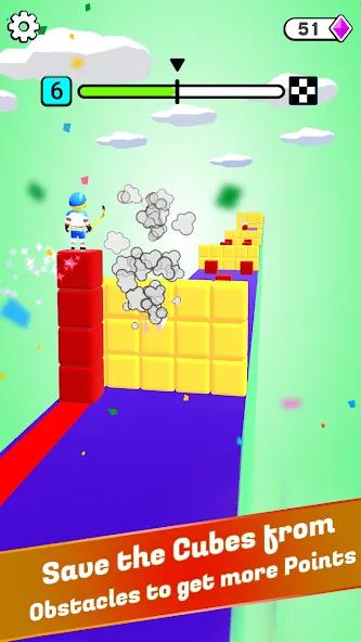 Block Surfer — взломанная версия, Безлимитные монеты и усиленная защита — скриншот 3 Block Surfer — взломанная версия, Безлимитные монеты и усиленная защита — скриншот 3