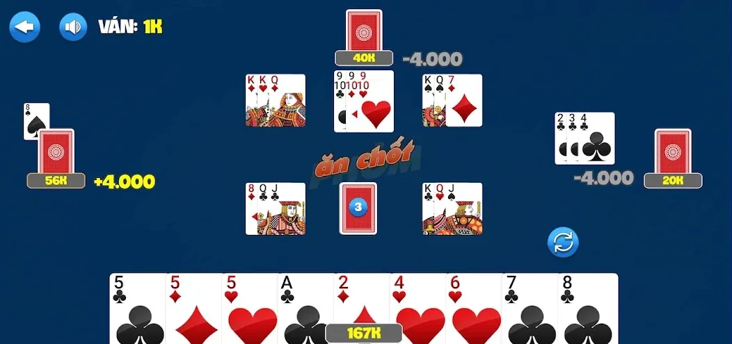 Phỏm MOD APK: Без рекламы и много монет — скриншот 5 Phỏm MOD APK: Без рекламы и много монет — скриншот 5