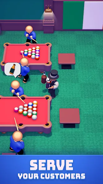 Pool Club Manager — Безлимитные деньги и премиум-клубы, скачать мод APK — скриншот 2