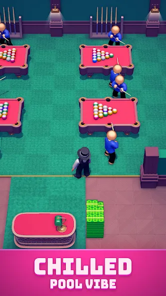 Pool Club Manager — Безлимитные деньги и премиум-клубы, скачать мод APK — скриншот 3