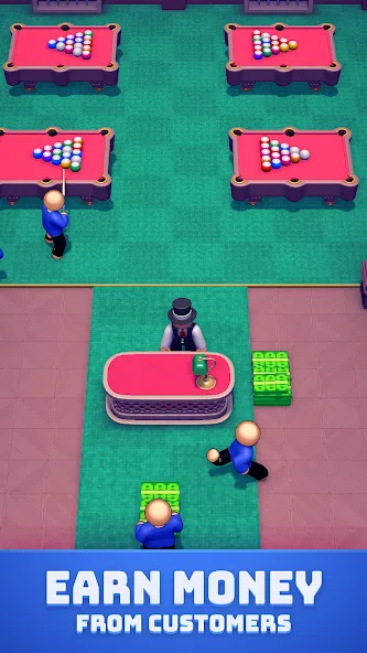 Pool Club Manager — Безлимитные деньги и премиум-клубы, скачать мод APK — скриншот 5