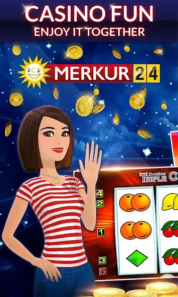 Скачать Merkur24 – Slots & Casino мод — Безлимитные монеты и бонусы — скриншот 1 Скачать Merkur24 – Slots & Casino мод — Безлимитные монеты и бонусы — скриншот 1