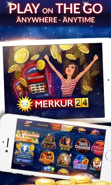 Скачать Merkur24 – Slots & Casino мод — Безлимитные монеты и бонусы — скриншот 4 Скачать Merkur24 – Slots & Casino мод — Безлимитные монеты и бонусы — скриншот 4