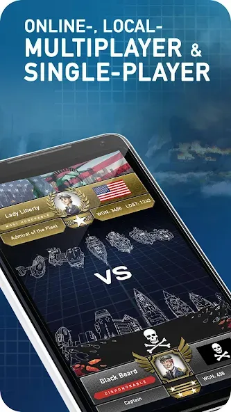 Fleet Battle - Sea Battle взлом APK — Безлимитные деньги и усиленный флот — скриншот 3