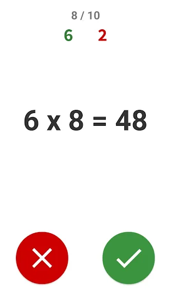 Multiplication Games Math quiz на телефон — скачать мод: Безлимитные подсказки и быстрые ответы — скриншот 1