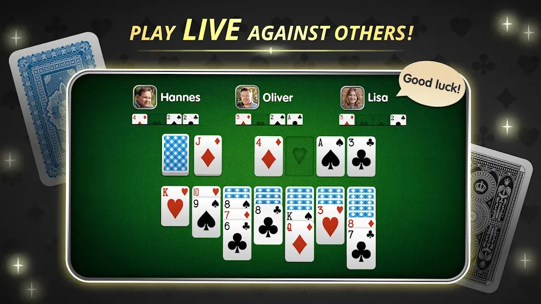 Solitaire — Без рекламы и много подсказок, скачать мод APK — скриншот 1 Solitaire — Без рекламы и много подсказок, скачать мод APK — скриншот 1